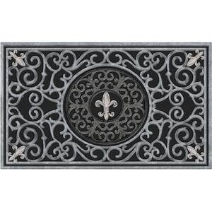 door lis fleur mat rubber recycled 1615 apache mills shape outdoor
