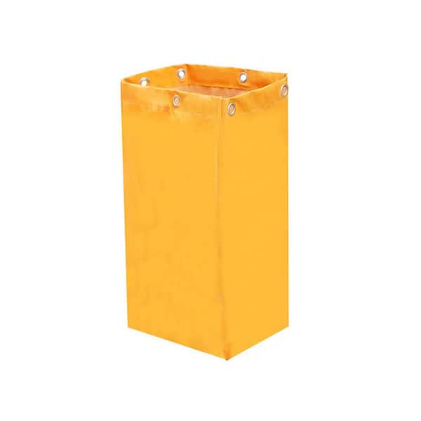 23 gal. Replacement Janitorial Heavy Duty Trash Bags High Capacity Waterproof with 6 Brass Grommets for Cleaning Cart