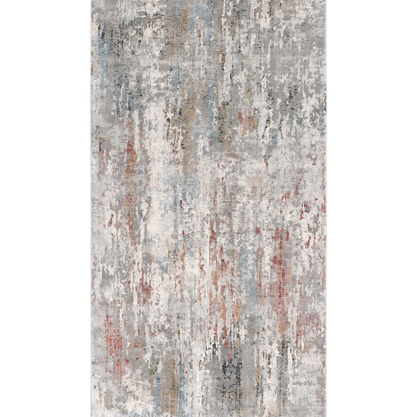 Capri Multicolor (2 ft. x 4 ft.) - 2 ft. 3 in. x 4 ft. Modern Abstract Doormat Area Rug Entrance Floor Mat