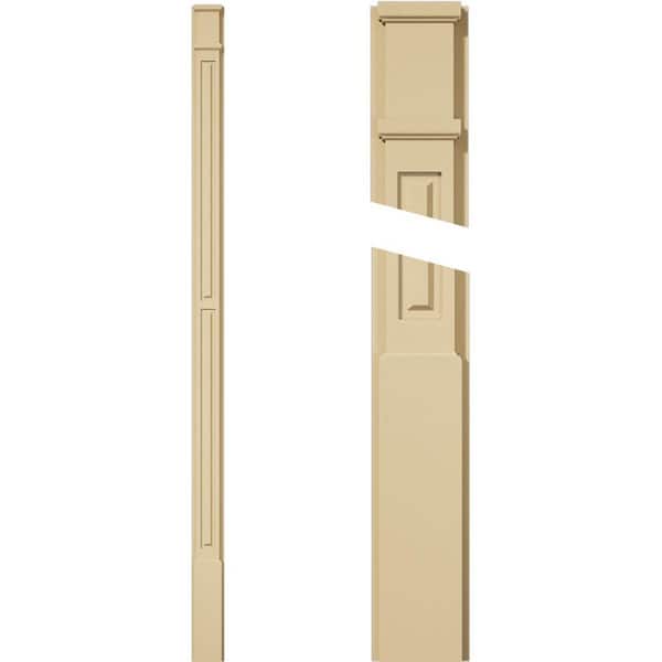 Ekena Millwork 2 in. D x 5 in. W x 102 in. L Primed Polyurethane Pilaster 1- Pack
