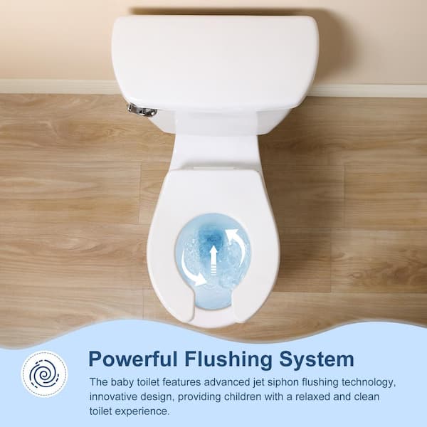 Findepot Kid's One-piece Toilet 10 Rough in 1.28 GPF Single