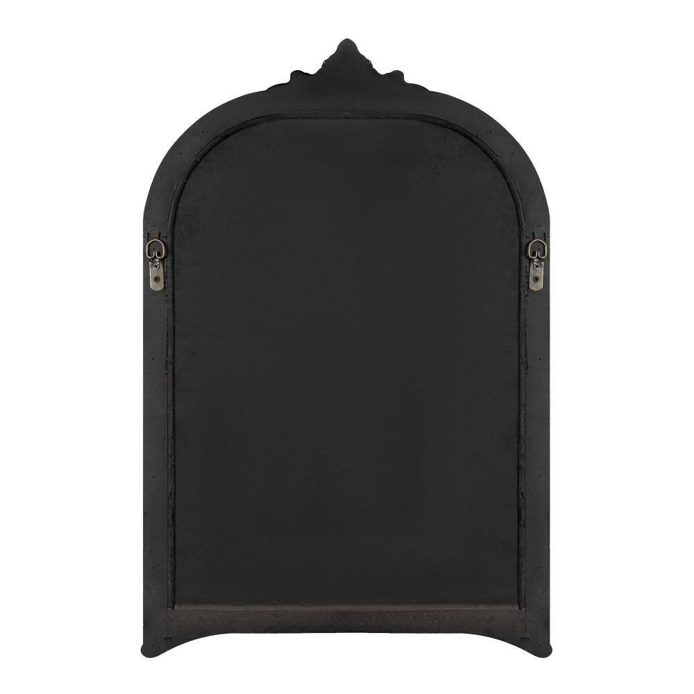Hubanks Black Ornate Arched Wall Mirror 24 x 38