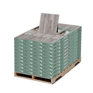 Silverton Oak 8 mm T x 7.5 in. W Water Resistant Laminate Wood Flooring (947.6 sqft/pallet)