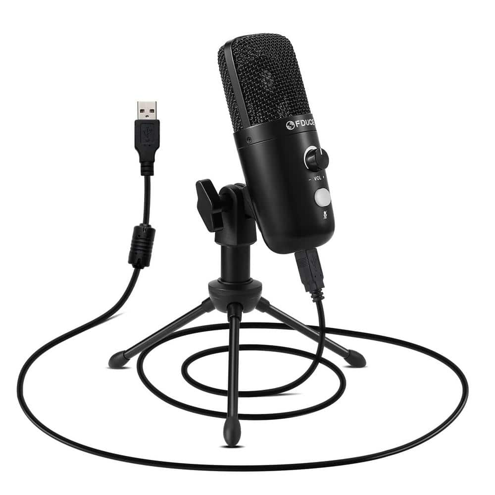 Lukyamzn USB Microphone, Computer Cardioid Condenser PC Microphone with ...