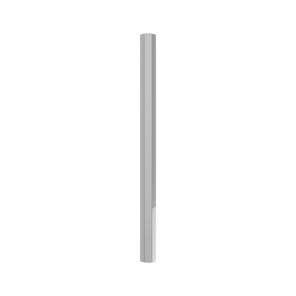 Polished Chrome Modern Cabinet Bar Pull with Mounting Hardware