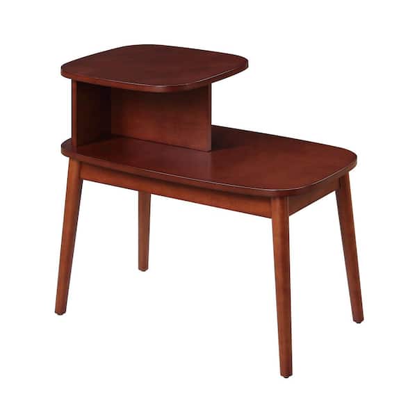 Convenience Concepts Maxwell Mid-Century 24 in. H Mahogany End Table