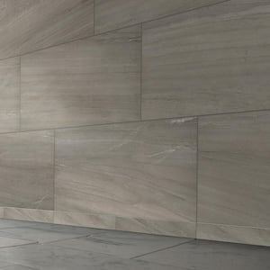 Malahari Greige Bullnose 3 in. x 24 in. Lappato Porcelain Wall Tile (44 lin. ft./Case)