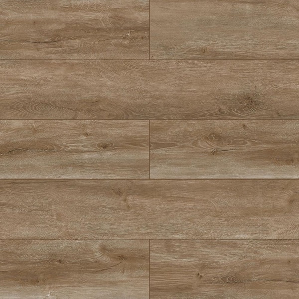DOTFLOOR Green Ash 12 MIL x 7.17 in. W x 48 in. L Waterproof Click