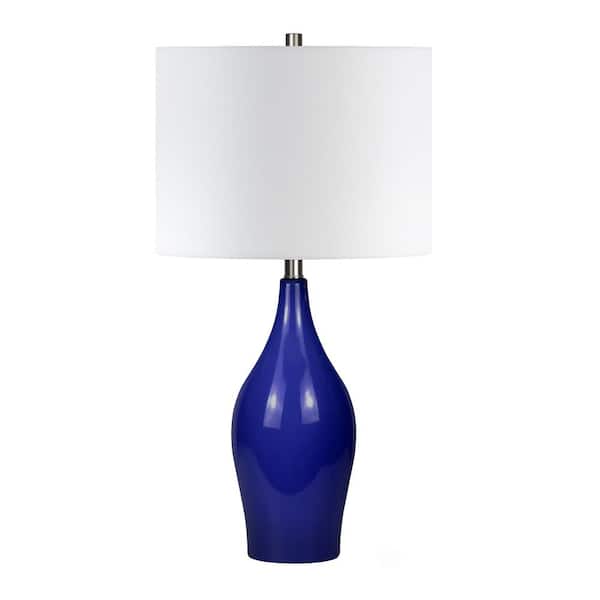 Meyer&Cross Bella 28-1/4 in. Table Lamp in Navy Blue