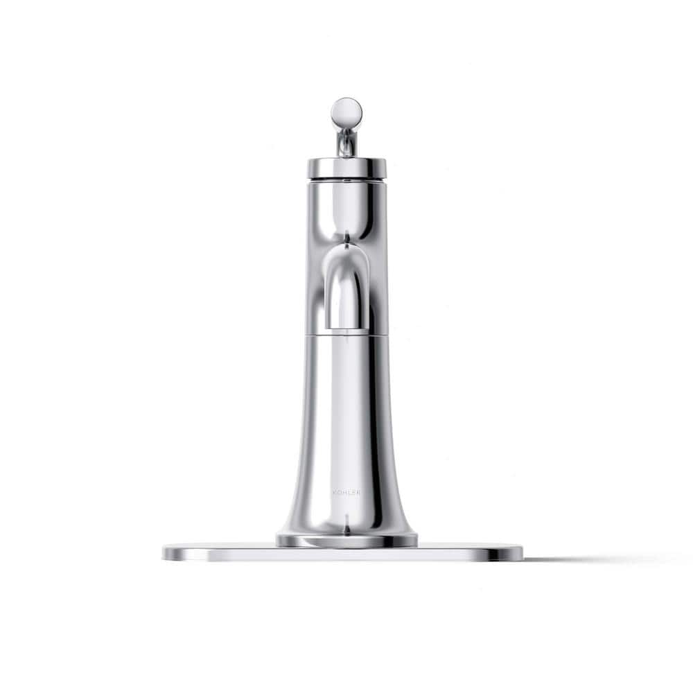 Polished Chrome Single-Handle Bathroom Sink Faucet