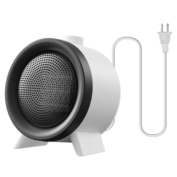 1000-Watt Utility Ceramic Electric Infrared Space Forced Air Heater Fan with Overheating Protection