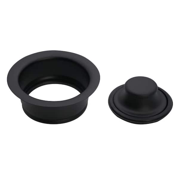 InSinkErator Sink Flange For Garbage Disposal – Matte Black Finish