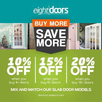 28 in. x 80 in. x 1-3/8 in. Shaker White Primed 1-Panel Solid Core Wood Interior Slab Door