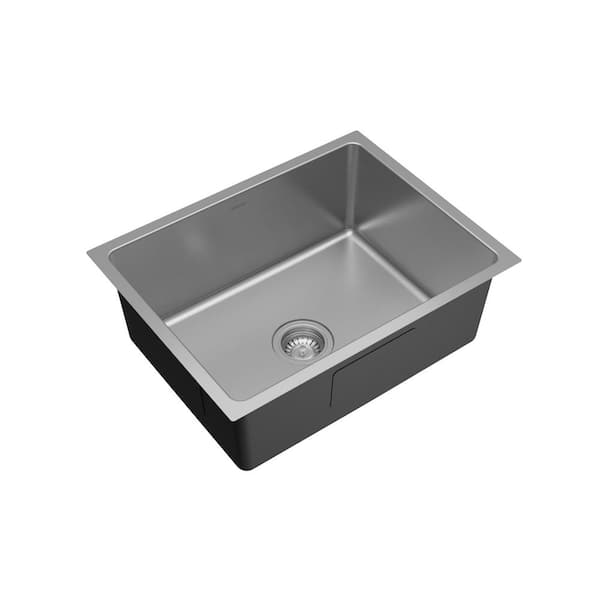 Karran Lansen 24 in. Undermount Single Bowl 18 Gauge Stainless