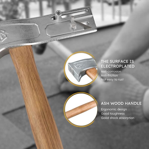 xinyoec Magnetic Roofing Hammer, Multifunctional Magnet Roofing