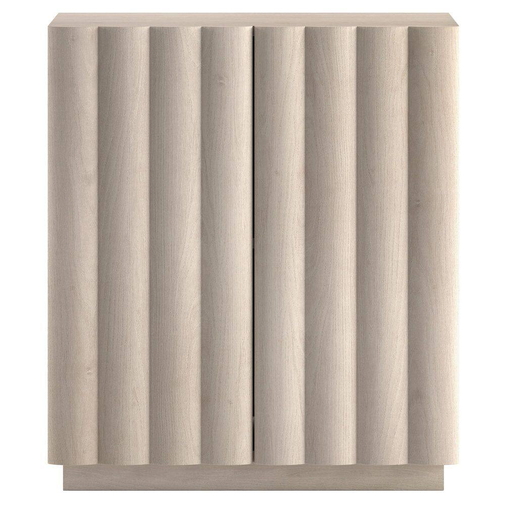 Molly 28 in. Alder White Rectangular Accent Cabinet price history on PriceWatchPro