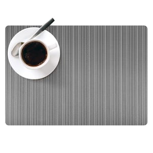 17 in. x 12 in. Easy Care Plaza/Rectangle Granite Vinyl Placemats (Set of 6)