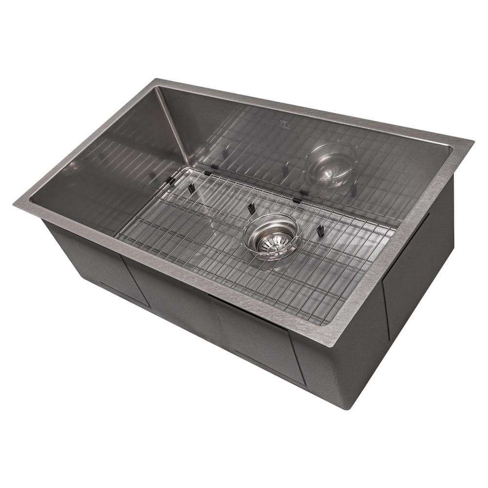DuraSnow 30" Stainless Steel Drop-In Single Bowl Kitchen Sink
