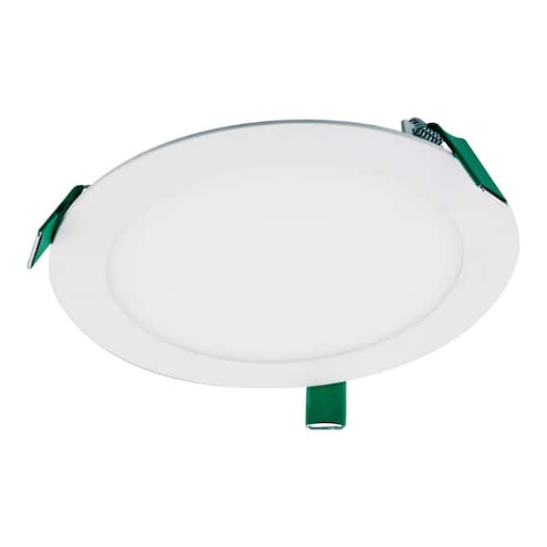 Photo 1 of 8 in. Selectable CCT New Construction Canless Recessed Integrated LED Kit