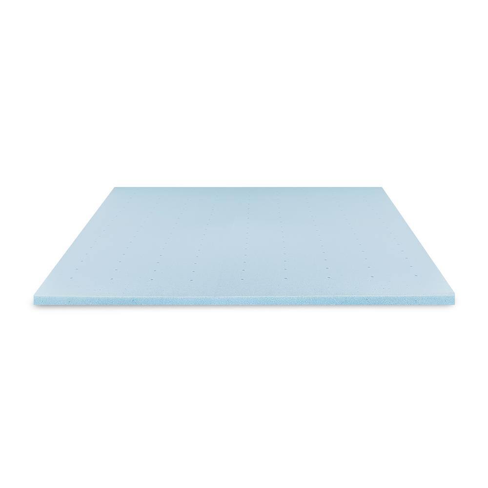 Twin XL Gel-Infused Memory Foam Mattress Topper 1.5 Inch