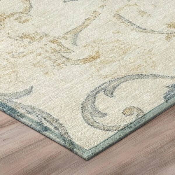 Chantille Machine Washable Indoor/Outdoor Abstract ACN3012 Linen 3 ft. x 4 ft. Area Rug