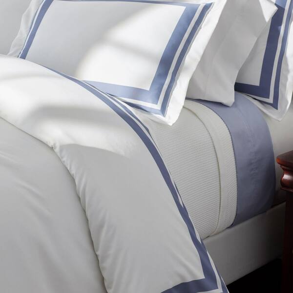 The Company Store Legends Hotel Double Border Blue Dusk 14