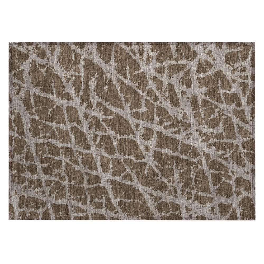 Chantille ACN501 Brown 1 ft. 8 in. x 2 ft. 6 in. Machine Washable Indoor/Ou