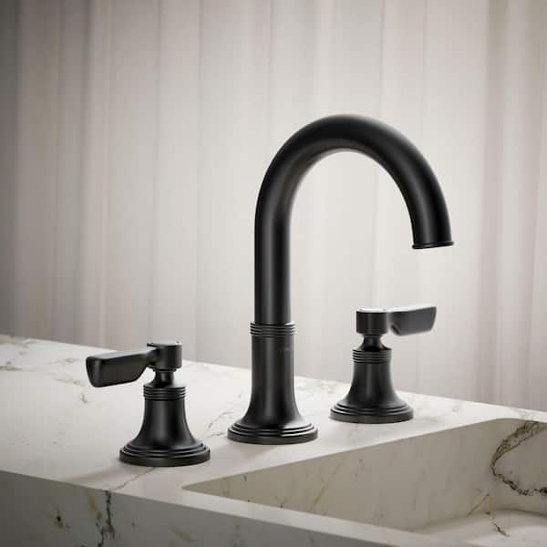 KOHLER Paces 8 in. Widespread Double Handle Bathroom Faucet with