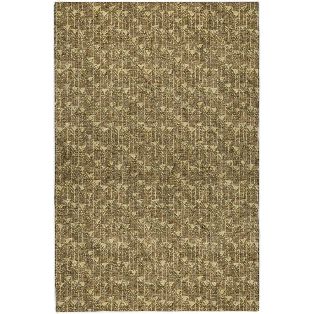 Dream Shag Premium Machine Washable Abstract ADS514 Brown 3 ft. x 5 ft. Area Rug price history on PriceWatchPro
