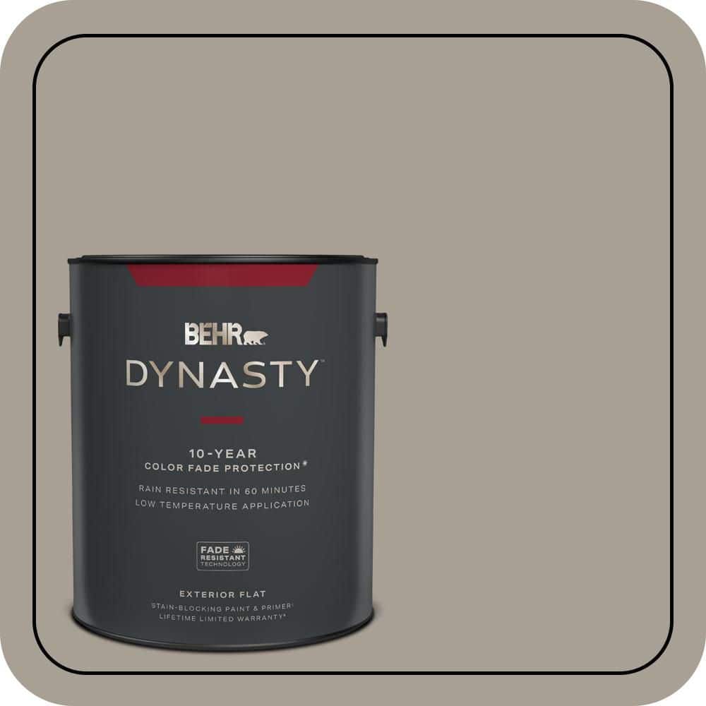 1 gal. #PPU24-09 True Taupewood Flat Exterior Stain-Blocking Paint & Primer price history on PriceWatchPro