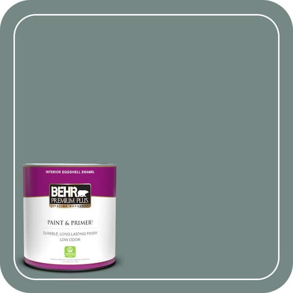 BEHR PREMIUM PLUS 1 qt. #MQ6-10 Echo Park Eggshell Enamel Low Odor Interior Paint & Primer