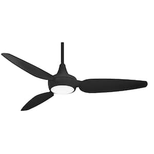Seacrest 60 in. LED Indoor/Outdoor Coal Smart Ceiling Fan with Light and Remote Control