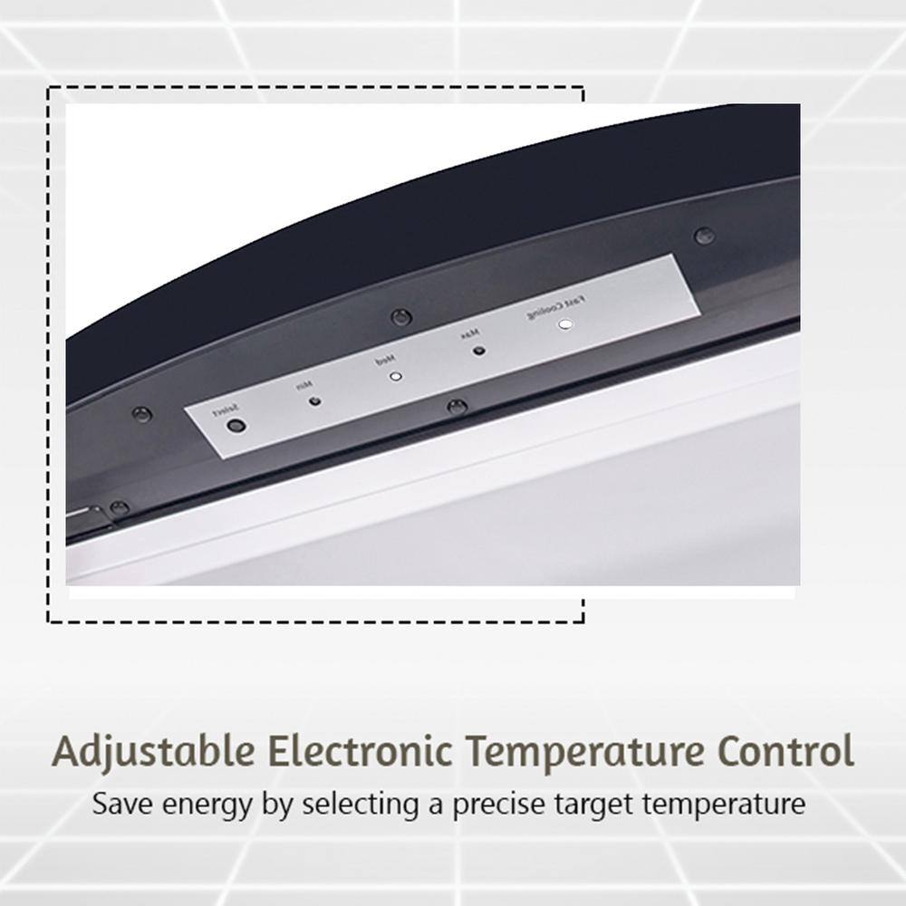 Black Retro Single Door Refrigerator with Frost Free Technology