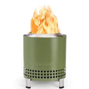 Mesa XL 7.6 x 8.6 in. Stainless Steel Wood Burning Fire Pit - Deep Olive