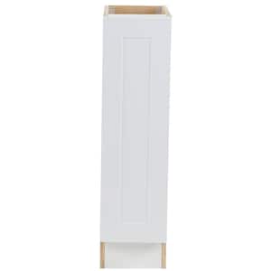 Cambridge White Shaker Assembled All Plywood Base Cabinet with 1 Soft Close Door ( 9 in. W x 24.5 in. x 34.5 in. H)