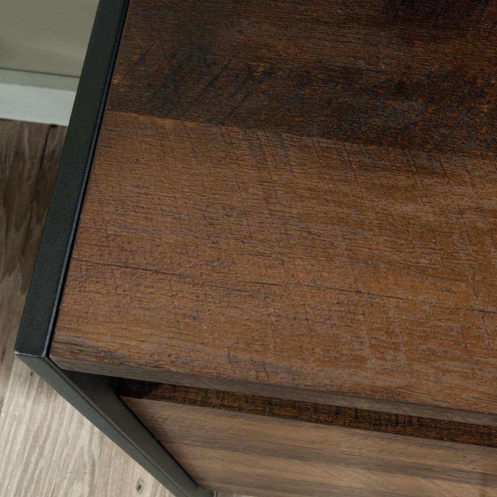 Briarbrook Barrel Oak 60" Modern TV Credenza with Adjustable Shelves