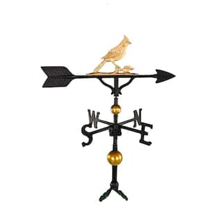 32 in. Deluxe Gold Cardinal Weathervane