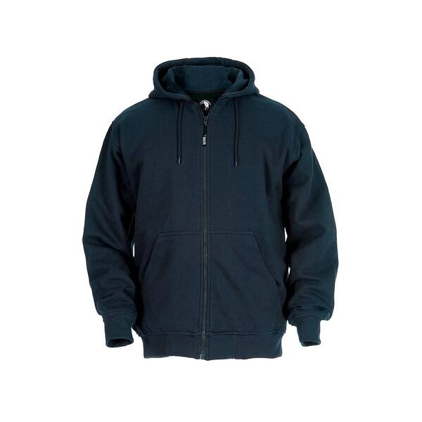 Berne Men's 3 XL Tall Navy 100% Polyester Original Hooded Sweatshirt
