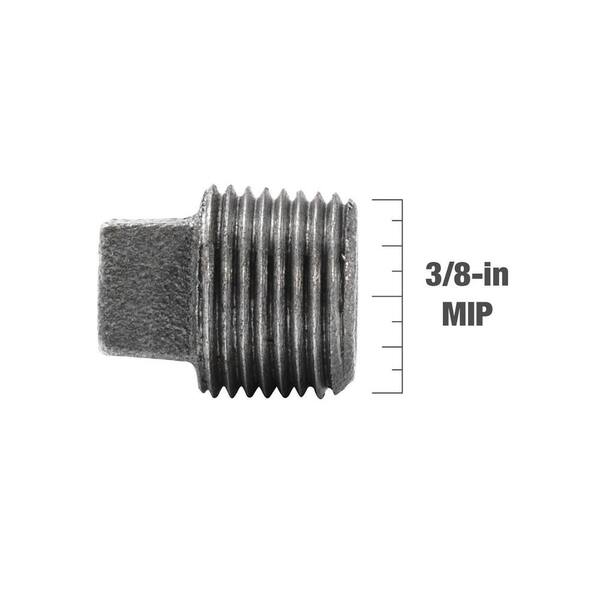 thumbnail image 2 of EZ-FITTINGS 3/8 NPT Black Aluminum Allen Socket Pipe Plug – Made In USA For IMCA Hot Rod Street Rod 2 of 6