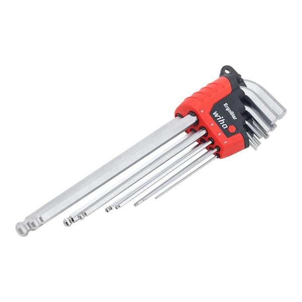 ErgoStar Ball End Hex L-Key Set - Metric (9-Piece)