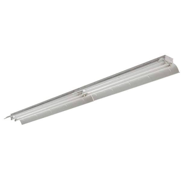 Lithonia Lighting Tandem 4-Light White Fluorescent Ceiling Strip Lighting Fixture TL 2 120 1/4 GESB SCD - The Home Depot