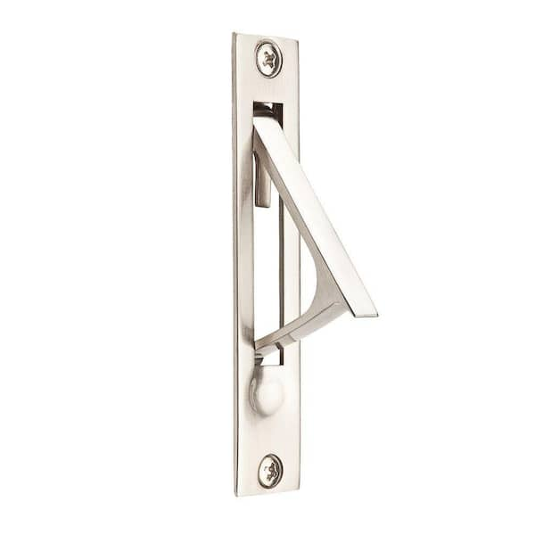 Baldwin 3.44 in. Satin Nickel Edge Center-to-Center Pull