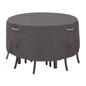 Ravenna 60 in. Dia x 23 in. H Small Round Patio Table and Chair Set Cover