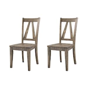 Flynn Walnut Wooden Side Chair Set