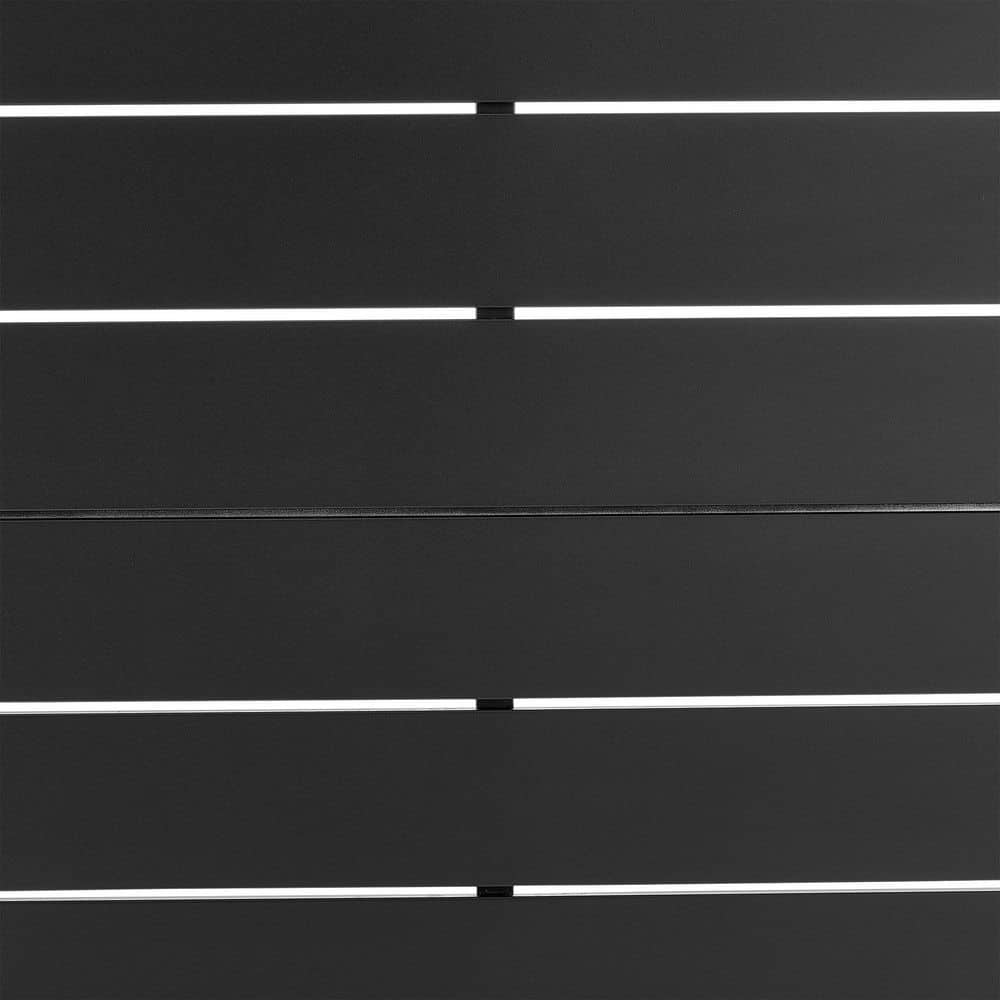 Tiffany Black Aluminum Round Outdoor Coffee Table