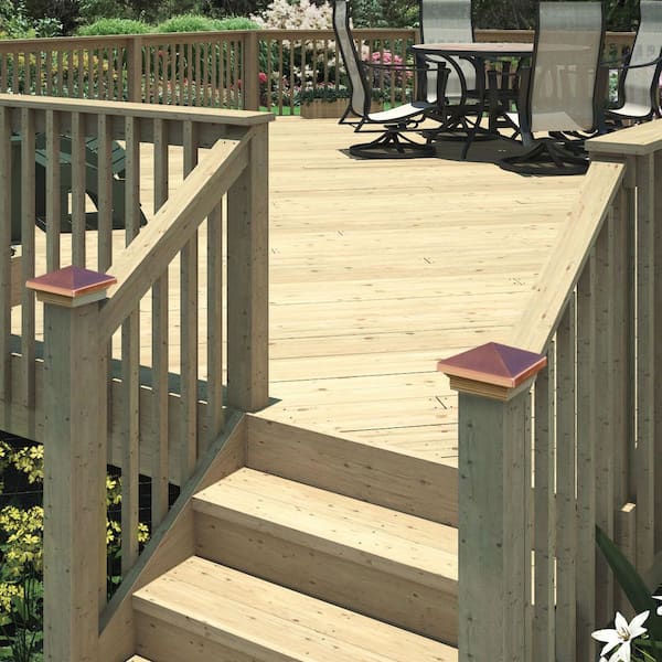 3-Step Ground Contact Pressure Treated Pine Stair Stringer
