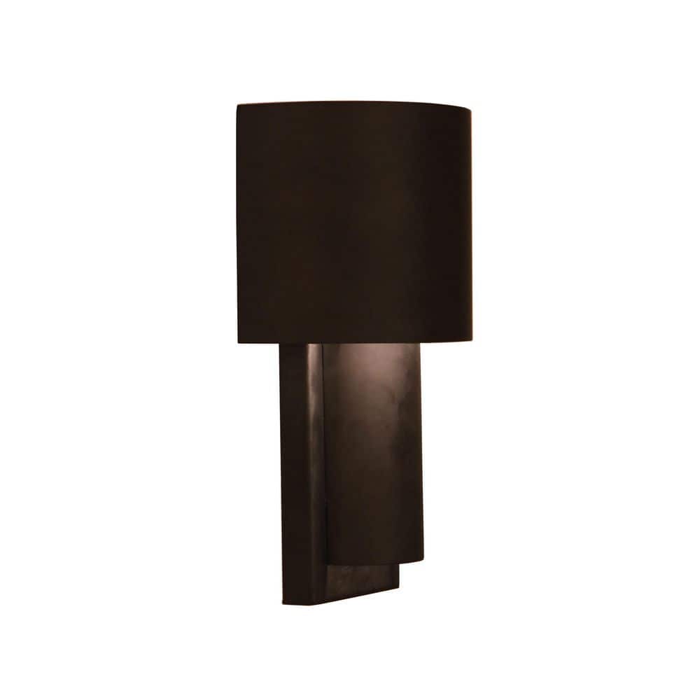 Midnight Black Aluminum Dimmable LED Wall Sconce