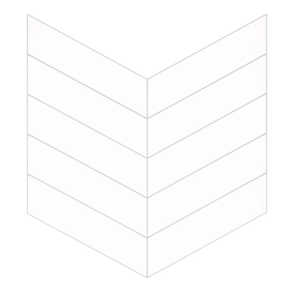 ₍ᐢ.ˬ.ᐢ₎ sunwings Chevron 12.2 in. x 13.4 in. Peel and Stick