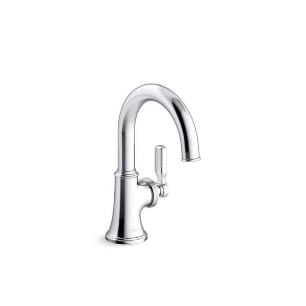 KOHLER Paces Single Handle Single Hole Bathroom Faucet in Polished Nickel