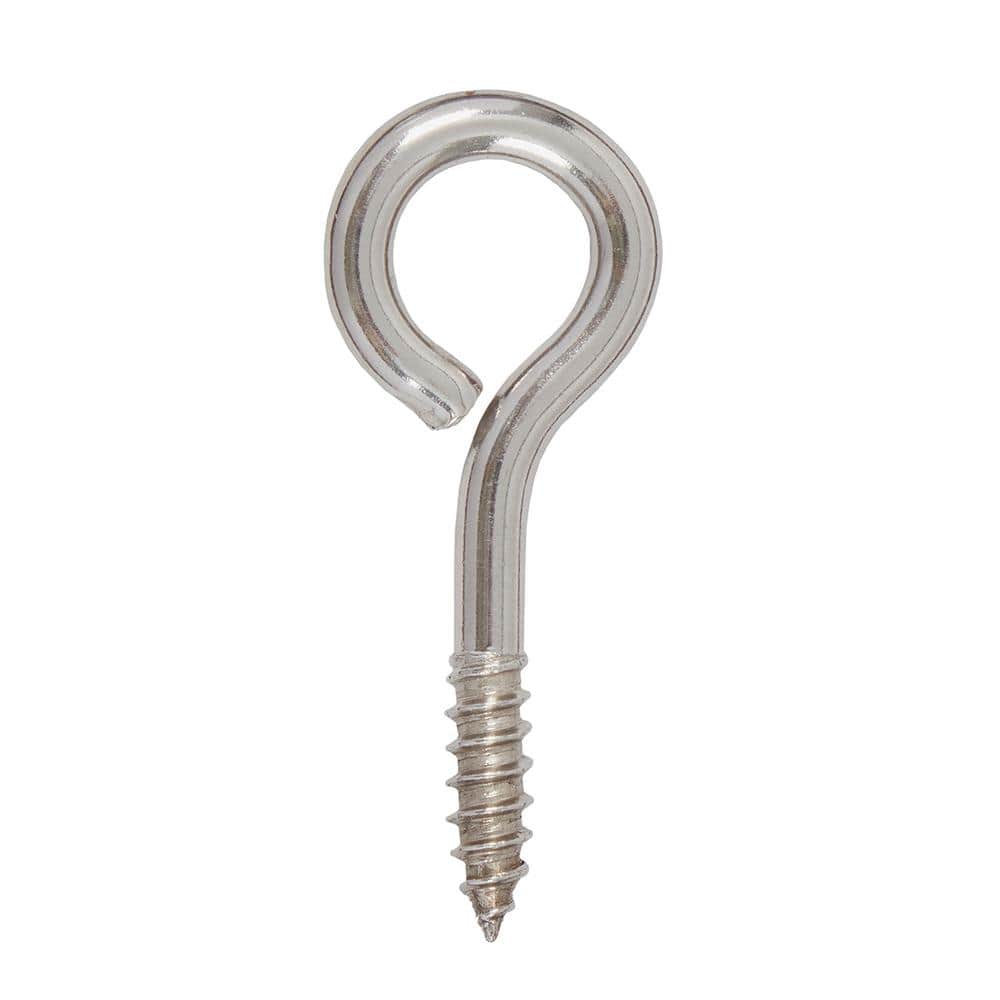 1/4 in. x 2-1/2 in. Stainless Steel Screw Eye